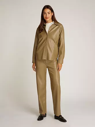 CALVIN KLEIN JEANS | Overshirt in Lederoptik | 
